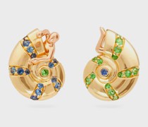 Poseidon's Getaway 18kt Gold & Sapphire Earrings