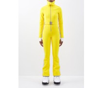 Over-the-boot Flared Softshell Ski Suit