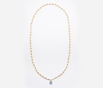 The Wraparound Faux-pearl And Crystal Necklace