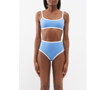 The Kk High-rise Piped Bikini