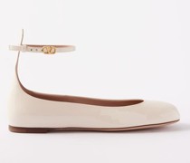 Tan-go Patent-leather Ballet Flats