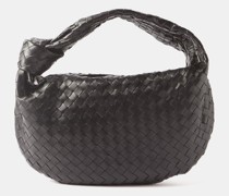Jodie Small Intrecciato-leather Clutch Bag