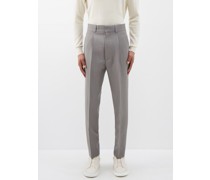 Eternal Pleated Mohair-blend Suit Trousers