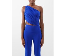 Diana One-shoulder Stretch-jersey Top