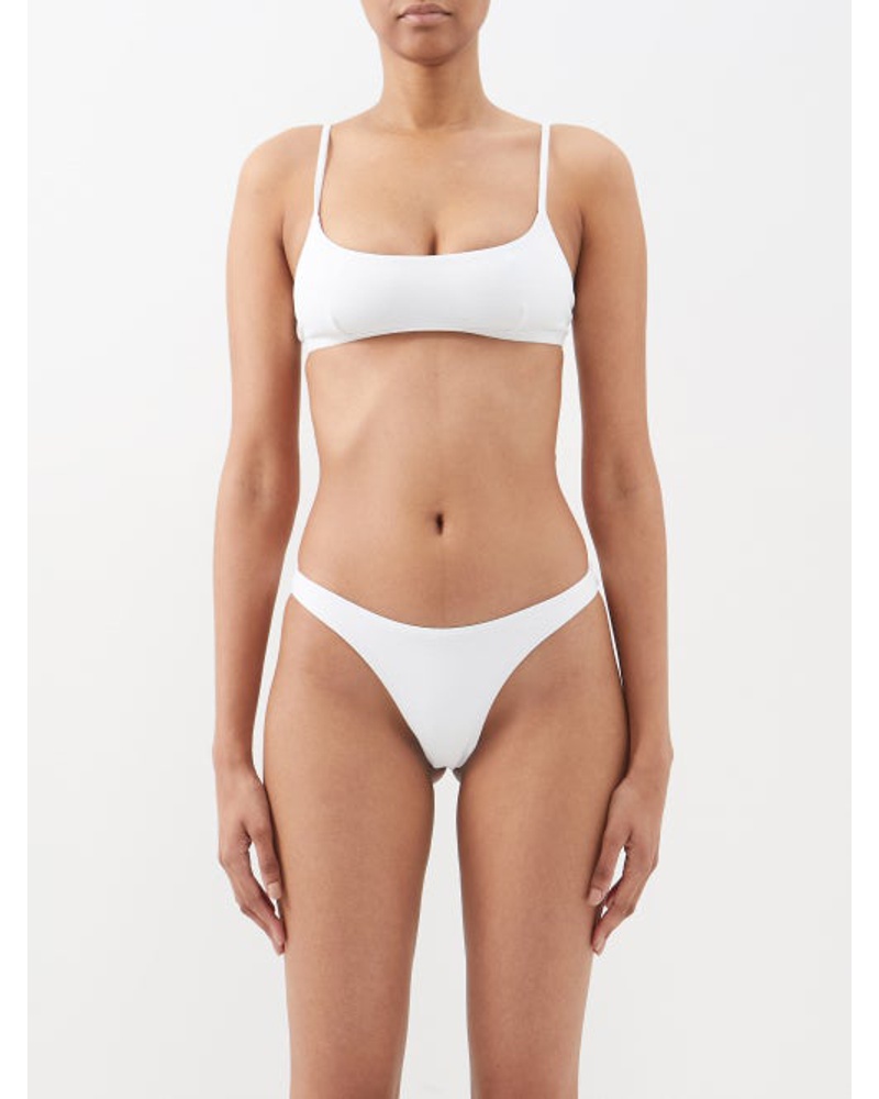 Matteau Damen Crop Recycled-fibre Bikini Top