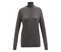 Roll-neck Fine-rib Responsible Merino-wool Sweater