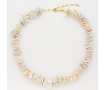Pearl Power 18kt Gold-plated Necklace