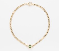 Opus Chalcedony 14kt Gold-plated Chain Bracelet