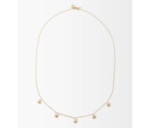 Nesting Gem Diamond & 18kt Gold Necklace