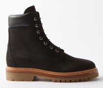 50 Lace-up Suede Ankle Boots