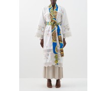 Robe en coton brodé vintage Kendima