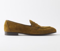 Bologna Suede Penny Loafers