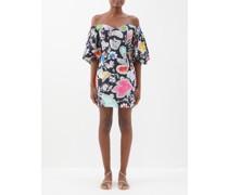 Nomi Paisley-print Organic Cotton Mini Dress