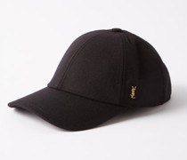 Logo-plaque Felt Baseball Cap