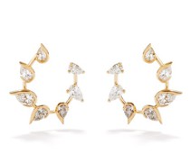 Flicker Diamond & 18kt Gold Earrings