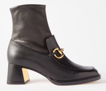 Horsebit 60 Leather Ankle Boots