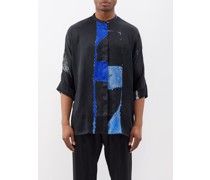 Marius Shibori-dyed Silk Shirt
