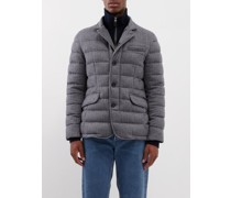 Zayn Wool-blend Quilted Down Jacket