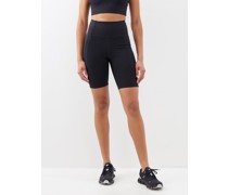 High-rise Recycled-fibre Cycling Shorts
