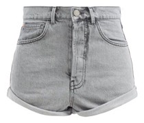Rivet Cut-off Denim Shorts