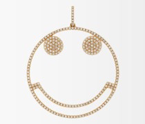 Smile Diamond & 18kt Gold Pendant