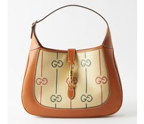 Jackie 1961 Medium Gg Supreme And Leather Bag