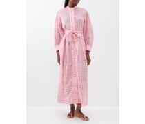 Yvonne Printed-cotton Shirt Dress