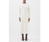 The Rhea Diamond-knit Wool-blend Dress
