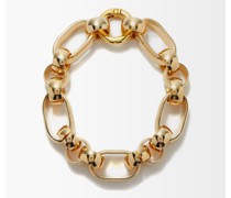 Elena 14kt Gold-plated Rope-chain Bracelet