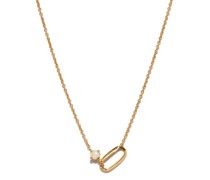 October Birthstone Opal & 18kt Gold Necklace