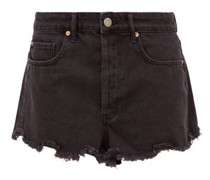 Tahiti Frayed-hem Denim Shorts