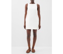 Textured Cotton-blend Shift Dress
