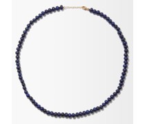 Oracle Lapis Lazuli & 14kt Gold Beaded Necklace