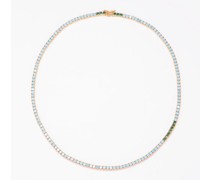 Baseline Cubic Zirconia & Gold-plated Necklace