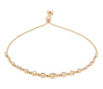 Bolo Multi-diamond & 14kt Gold Chain Bracelet