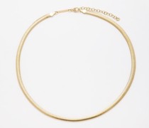 Snake 14kt Gold Necklace