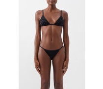 Sun Crochet-lace Triangle Bikini Top