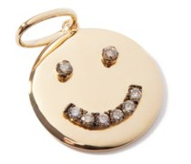Smile Diamond & 18kt Gold Charm
