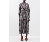 Larasita Printed-silk Maxi Dress