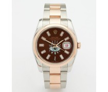 Vintage Rolex Datejust 36mm Diamond & Steel Watch