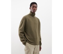 Roll-neck Wool-blend Sweater