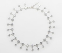 Layered Double Drop Crystal Necklace