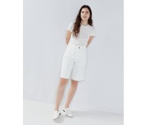 90s Longline Organic Cotton Denim Shorts