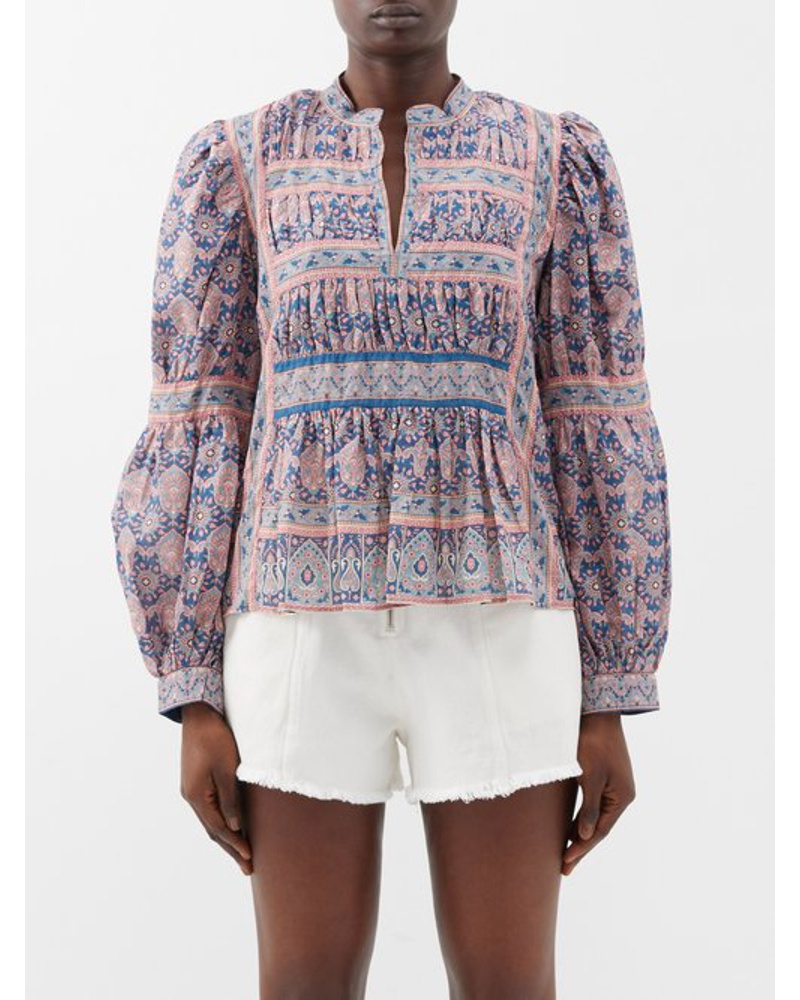Sea Damen Parker Floral-print Cotton Shirt