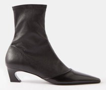 Bano 45 Grained-leather Ankle Boots