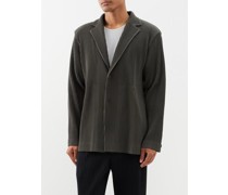Technical-pleated Blazer
