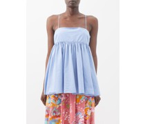 Giorgia Cotton-poplin Top