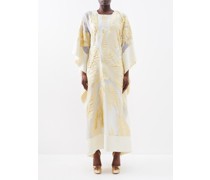 Explosione Lamé-devoré Kaftan Gown