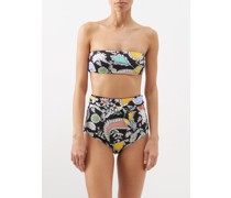 Abigail Recycled-fibre Blend Bandeau Bikini Top