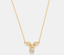 Cleo Diamond & 18kt Gold Necklace